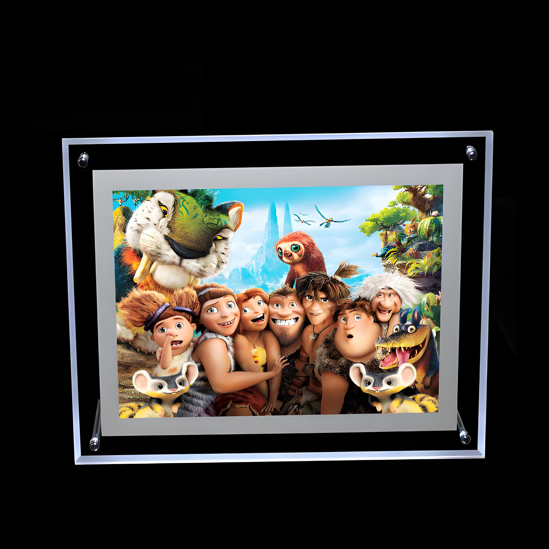Shanghai Minghui Advertising Co., Ltd Frameless Light Box Slim a3 Crystal Led Frames Illuminated Light Box Hanging