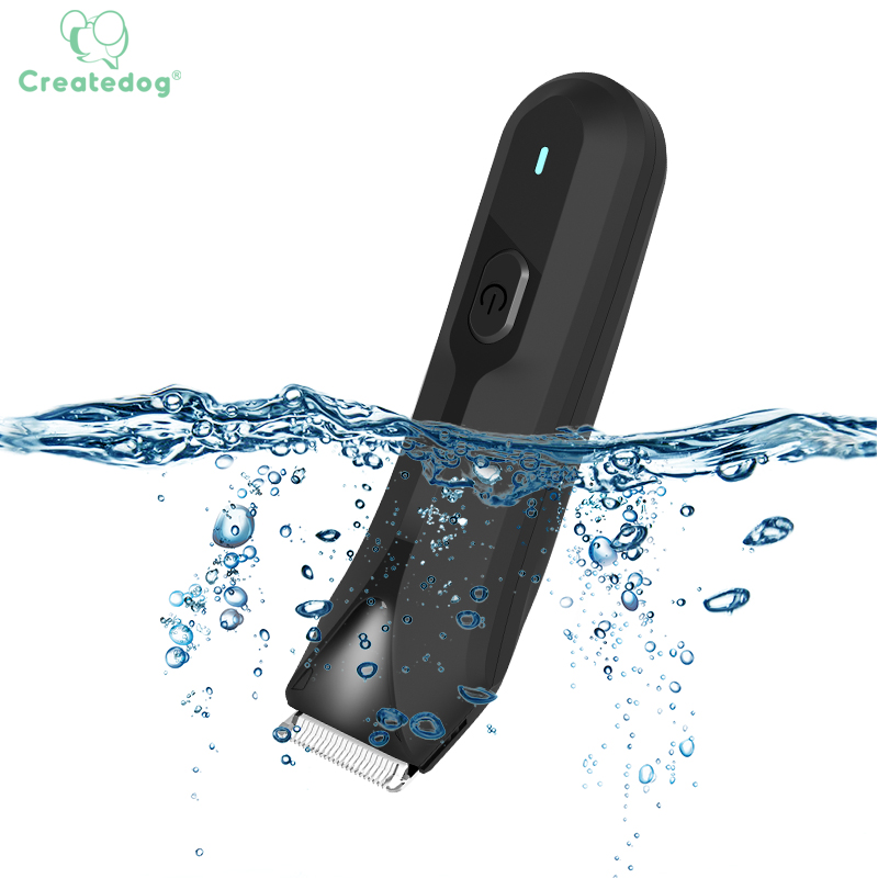 Createdog Pubic Hair Grooming Trimmer For Man Electric Groin Body Hair Shaver Balls Body Hair Clipper Professional Body Trimmer
