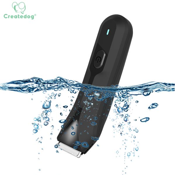 Createdog Pubic Hair Grooming Trimmer For Man Electric Groin Body Hair Shaver Balls Body Hair Clipper Professional Body Trimmer