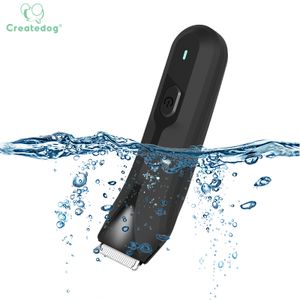 Createdog Pubic Hair Grooming Trimmer For Man Electric Groin Body Hair Shaver Balls Body Hair Clipper Professional Body Trimmer