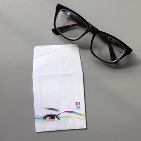 watch lens envelope custom printed padded envelopes Optical lens protective bag cheap colored mini packet