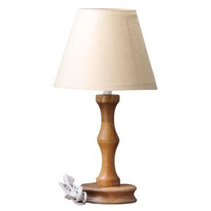 100 % Banana Fiber Organic Paper Purely Recycled & Handmade 2 Meter Long Wire Given To Sturdy Wooden Base With Off Switch Lamp