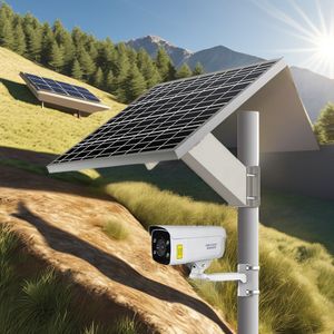 PV Off-Grid Solar Power Generation System with 60ah Lithium-Ion Battery for Outdoor Security Camera
