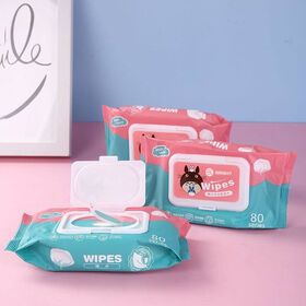 Unscented Hypoallergenic Sensitive Skin Baby Wet Wipes Wholesale Flushable Wet Wipes For Babies