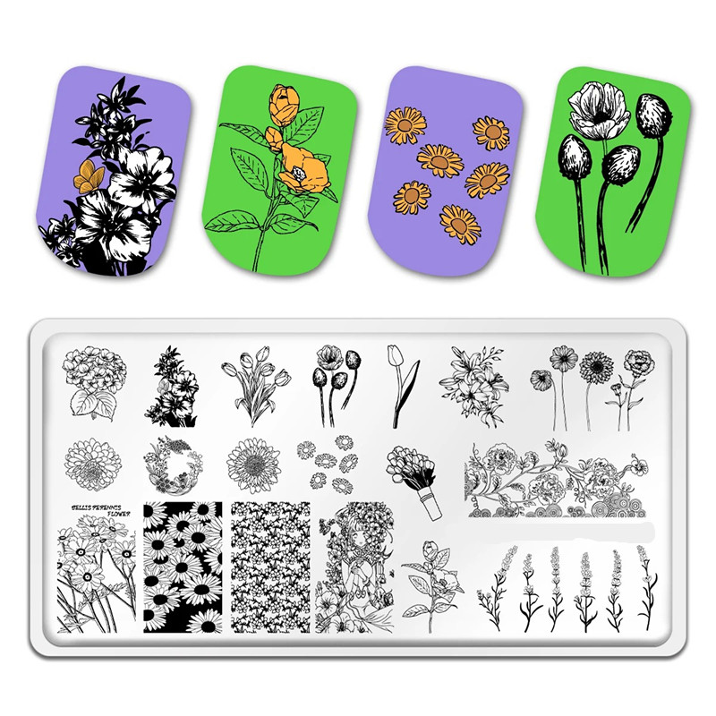 Best Quality DIY Transfer Nail Stamping Board Nail Art Plate Printing Template Tools Customized Nail Plate Manufacturer