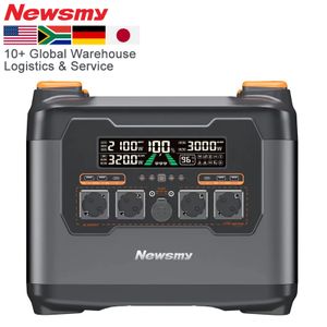 Newsmy Factory Large capacity 3000W rechargeable LFPO4 Solar Generator rechargeable Portable Power Station For Home back up