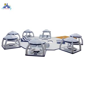 Lilytoys factory high quality inflatable floating water park customize passed TUV CE certificate for commercial rental