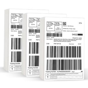 shipping labels- 4x6'' thermal packing labels -fan-fold-for shipping labels, address, mail, product logo labels, barcode