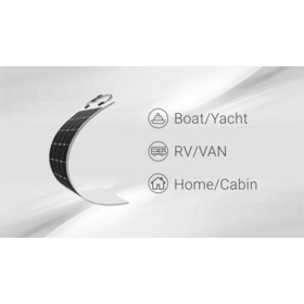 Fotovoltaico sunpower solarpanel 125mm solar cell 130w 150w 180w sunpower flexible solar panel