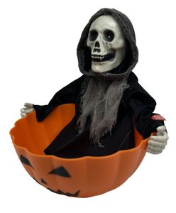 Candy Bowl Halloween Decoration with Sound & Movement Festival Ornament Sweeties Holder