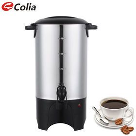 2022 New Electrical Stainless Steel  Coffee Urn  Catering Equipment China Supplier Coffee Boiler 6 Liter Auto shut-off