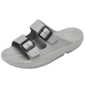 Wholesale Flip Flops Unisex Platform Beach Sandals Double-buckle Adjustable Thick Soled Slides Slippers