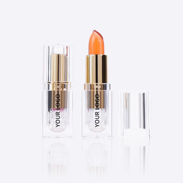 Wholesale Colour Changing Lipstick Organic Lip Balm With Own Logo Transparent Lipstick