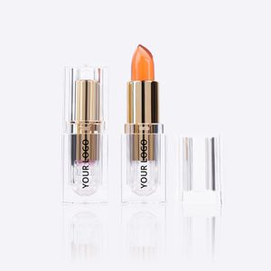 Wholesale Colour Changing Lipstick Organic Lip Balm With Own Logo Transparent Lipstick
