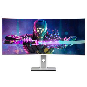 low price 37.5inch Desktop Computer screen IPS LED monitor with RGB backlight 3840*1600 144HZ 37.5inch curved gaming monitor 4K