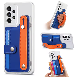 Card Holding Wrist Strap Bracket Girly Cute Design Ladies Stylish Shock Proof Phone Back Cover Case For Z Fold 6 Z fold 5 Case