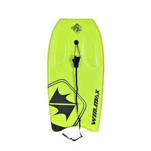 Win.max Body board 36 inch Body boarding with Premium Wrist Leash and Fin Tethers