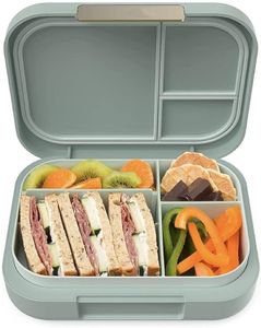 Bento Lunch Box for Kids - 1450ml Bento Lunch Box for Kids 6 Compartments Toddler Lunch boxes with Silverware for Back to School