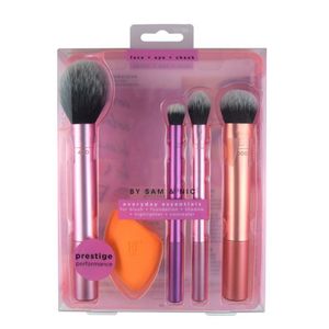 2024 New Design Luxury Facial Eye Foundation Eye shadow Makeup Brushes Beauty Cosmetic Brush Set With Makeup Sponge