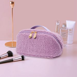 Hot Sale Travel Opens Flat Makeup Bag Multi-functional Organ Pillow Cosmetic Bag with Dividers For Women Girls Gift Makeup Pouch