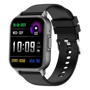 300Mah Battery1.83inch Square Screen Smartwatch Supports Heart Rate Blood Oxygen Ip68 Function CR069 Fashion Smart Watch