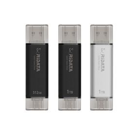 RIDATA UV903 Portable External SSD Solid State Drive, Read/Write Speed up to 1050MB/s & 900MB/s, USB 3.2 Gen2 OTG Type C&Type A