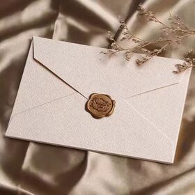 Cheap Price Personality Creative Pearl Paper Love Envelope Bronzing Heart Pattern High Quality Paper Invitation Envelope