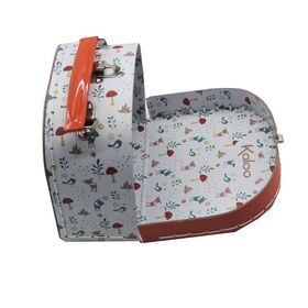 Pretty Cute Baby Kids Mini Cosmetics Girl cardboard paperboard suitcase for kids toys packaging