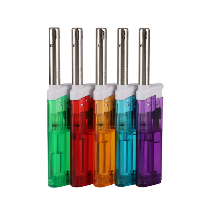Factory Cheap Spirit Wholesale barbecue Windproof Lighter Jet flame Butane Gas Lighter ISO Quality Custom Mini BBQ Lighter