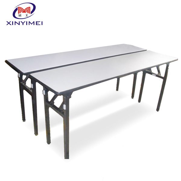 Factory Wholesale Wedding Event Long Foldable Rectangle PVC Table banquet event outdoor table