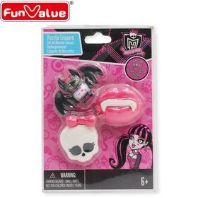 Stationery Novelty cartoon charater custom Fruit scent  puzzle eraser
