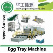 high quality egg tray molded pulp machine made in China