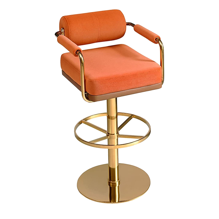 Italian Nordic Light Luxury Lambswool Designer Living Room Balcony Simple Leisure Chair Bar Stools