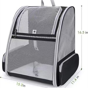 Pet Carrier Backpack for Dogs outdoor Cats Puppies  Fully Ventilated Mesh  Designed for Travel Hiking Walking Outdoor