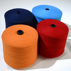 Xingtai Jujiu Import and Export Co., Ltd. Factory 100% acrylic yarn dyed color HB ACRYLIC YARN 28NM/2 Spun acrylic yarn for knitting and weaving Pure Acrylic Yarn for Sale