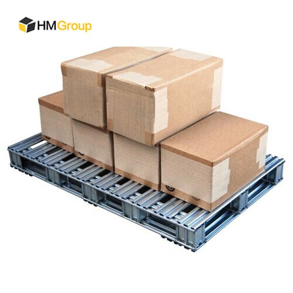 HM Cheap Palette Metal Durable Warehouse Heavy Duty Rack Galvanized Steel Pallet For Sale