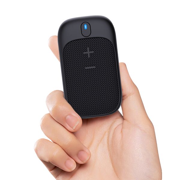 Portable Mini Waterproof Bluetooth Speaker Magnetic Clip-On Wireless Speaker with Microphone Wearable Bluetooth Speaker for Bike