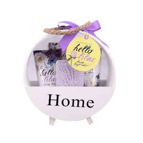 Mothers Day Gift Basket Spa Kit for Mom. Natural Spa Gift Basket with Bubble Bath, Shower Gel & Body Lotion Gift SetPopular