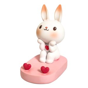 Cartoon Rabbit Desktop Decoration Creative Mobile Phone Holder Desktop Mobile Phone Bracket Tablet Holder Birthday Gift