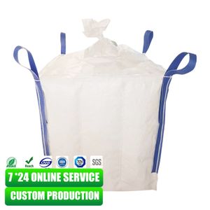 Fibc Sand Jumbo Bags Pp Big Bag 1 Ton Bigbag Wood Silage Bags 1500 Kg Firewood Bulk Tonbags 500kg 1000kg 1200kg 1500kg 2000kg