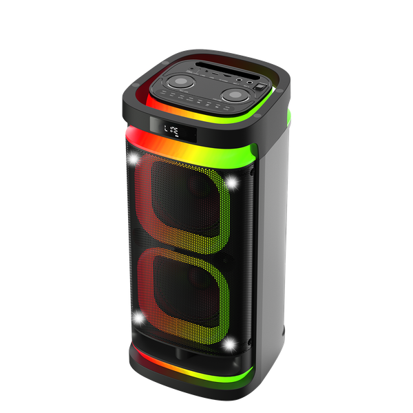 Temeisheng New wireless Bluetooth Speakers portable Sound system for party tower DJ Karaoke speaker with Microphone