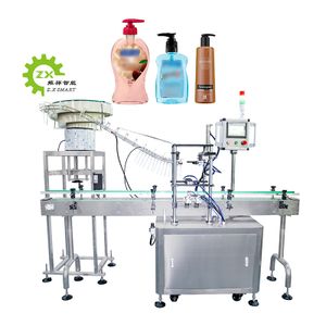 ZXSMART Automatic With Cap Sorting Pump Lid Cap Lotion Shampoo Bottle Capping Machine