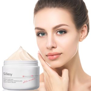 Moisturizing Anti-Wrinkle Firming and Soothing Face Cream with Main Ingredient Water Helps Weaken Facial Wrinkles