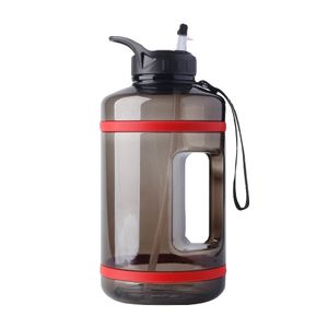 Mlife  Plastic Half Gallon Water Jug BPA Free Motivational Straw Water Bottle for Fitness Gym
