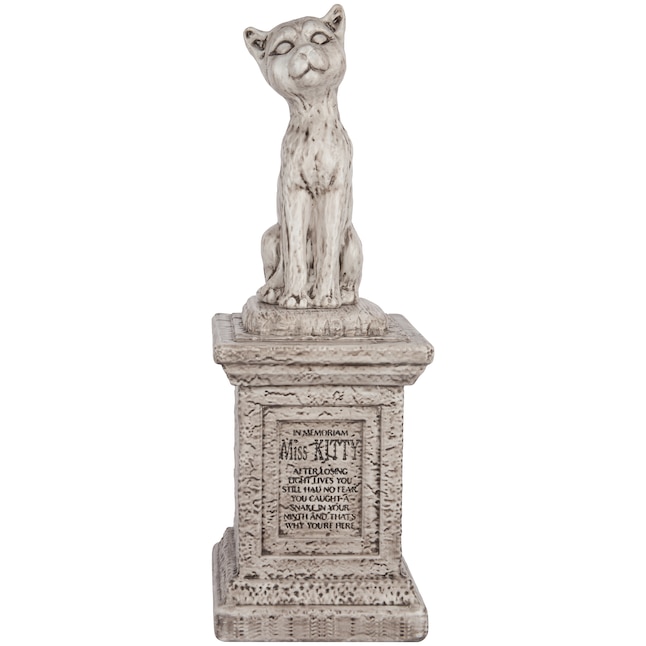 3-ft The Haunted Mansion Cat Tombstone Yard Decoration halloween tombstone