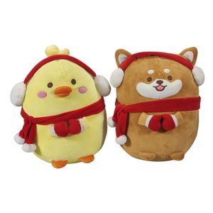 High Quality Animal Shape Christmas Stuffed Plush for Kids Chicken and Shiba Inu Stuffed Plush Toys