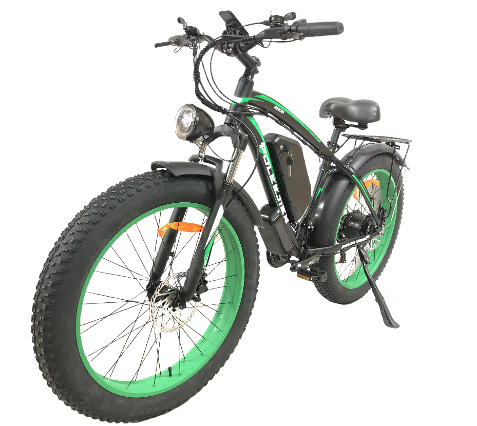 Langfang Rongsu New Energy Technology Co., Ltd. Dual Motor Adult 26*4.0 Fat Tire Off Road Ebike 2000W 48V Hydraulic Disc Brake Snow Electric Mountain E Bike Bicycle