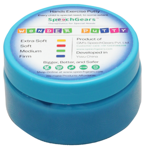SpeechGears WONDER PUTTY Blue | Exercise Material for Hand Therapy | Hand Exercise Putty for Arthritis