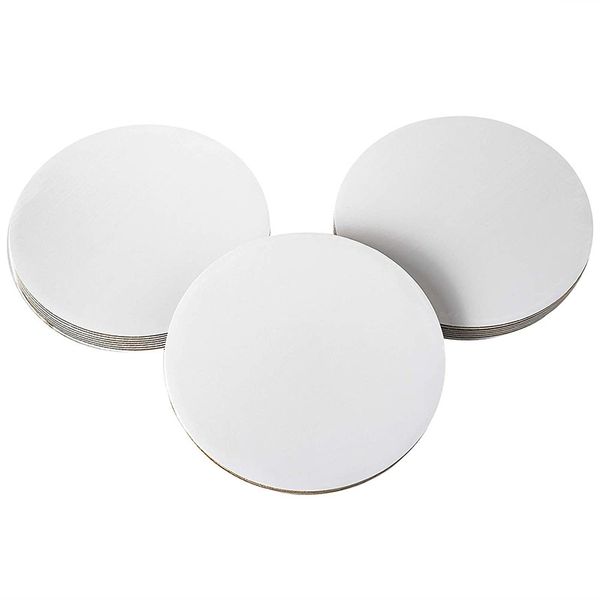 Manufacturer wholesale 4/6/8/10/12 "corrugated cake tray pad custom Round square cake board for birthday