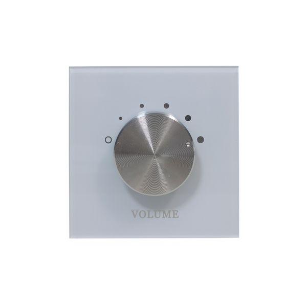 86-mm Standard 5-step Stereo Volume Controller Optional with White/Golden Color for Wall Amplifier & Smart Home Audio System